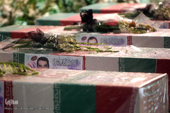 مراسم تشییع ۱۶آتش نشان شهید حادثه  پلاسکو