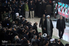 مراسم تشییع ۱۶آتش نشان شهید حادثه  پلاسکو