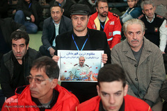 مراسم تشییع ۱۶آتش نشان شهید حادثه  پلاسکو