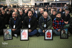 مراسم تشییع ۱۶آتش نشان شهید حادثه  پلاسکو