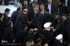 مراسم تشییع ۱۶آتش نشان شهید حادثه  پلاسکو