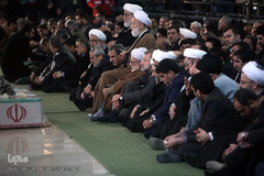 مراسم تشییع ۱۶آتش نشان شهید حادثه  پلاسکو