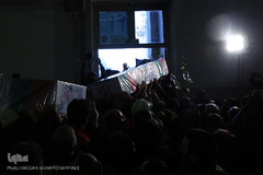 مراسم تشییع ۱۶آتش نشان شهید حادثه  پلاسکو