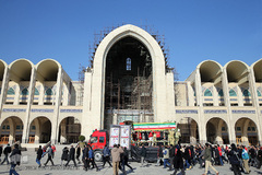 مراسم تشییع ۱۶آتش نشان شهید حادثه  پلاسکو