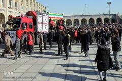 مراسم تشییع ۱۶آتش نشان شهید حادثه  پلاسکو