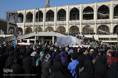 مراسم تشییع ۱۶آتش نشان شهید حادثه  پلاسکو