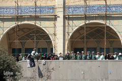 مراسم تشییع ۱۶آتش نشان شهید حادثه  پلاسکو