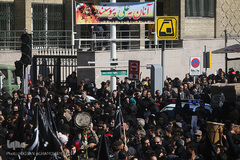 مراسم تشییع ۱۶آتش نشان شهید حادثه  پلاسکو