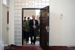 دیدار نمایندگان جامعه قرآنی با خانواده شهید طالب طاهری