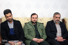 دیدار نمایندگان جامعه قرآنی با خانواده شهید طالب طاهری
