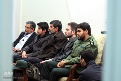 دیدار نمایندگان جامعه قرآنی با خانواده شهید طالب طاهری