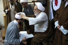 مراسم عمامه گذاری طلاب حوزه علمیه عبدالعظیم حسنی (ع) 