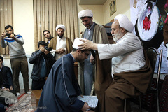مراسم عمامه گذاری طلاب حوزه علمیه عبدالعظیم حسنی (ع) 