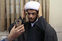 مراسم عمامه گذاری طلاب حوزه علمیه عبدالعظیم حسنی (ع) 