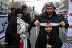 راهپیمایی یوم الله ۲۲ بهمن در تهران -۱