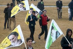 مراسم راهپیمایی یوم الله ۲۲ بهمن در میدان آزادی