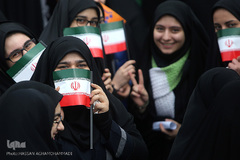 مراسم راهپیمایی یوم الله ۲۲ بهمن در میدان آزادی