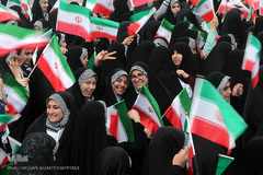 مراسم راهپیمایی یوم الله ۲۲ بهمن در میدان آزادی