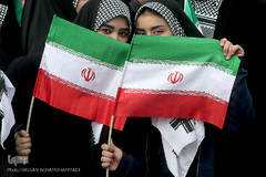 مراسم راهپیمایی یوم الله ۲۲ بهمن در میدان آزادی