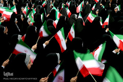 مراسم راهپیمایی یوم الله ۲۲ بهمن در میدان آزادی