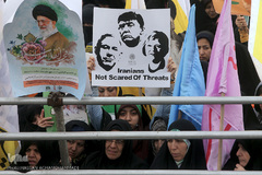 مراسم راهپیمایی یوم الله ۲۲ بهمن در میدان آزادی