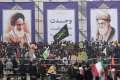 مراسم راهپیمایی یوم الله ۲۲ بهمن در میدان آزادی