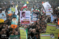 مراسم راهپیمایی یوم الله ۲۲ بهمن در میدان آزادی