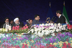 مراسم راهپیمایی یوم الله ۲۲ بهمن در میدان آزادی