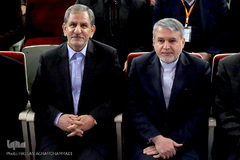 سید رضا صالحی امیری، وزیر فرهنگ و ارشاد اسلامی و  اسحاق جهانگیری، معاون اول رییس جمهور