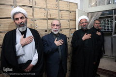 مراسم چهلمین روز درگذشت مرحوم آیت الله ابراهیم خسروشاهی 