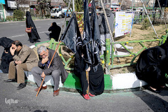 تجمع بزرگ عزاداران فاطمی در میدان هفت تیر