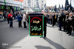 تجمع بزرگ عزاداران فاطمی در میدان هفت تیر