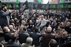 تجمع بزرگ عزاداران فاطمی در میدان هفت تیر