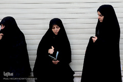 تجمع بزرگ عزاداران فاطمی در میدان هفت تیر