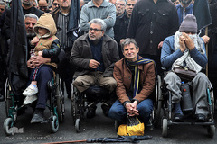 تجمع بزرگ عزاداران فاطمی در میدان هفت تیر