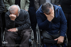 تجمع بزرگ عزاداران فاطمی در میدان هفت تیر