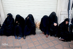 تجمع بزرگ عزاداران فاطمی در میدان هفت تیر