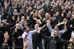 تجمع بزرگ عزاداران فاطمی در میدان هفت تیر