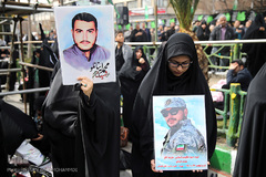 تجمع بزرگ عزاداران فاطمی در میدان هفت تیر