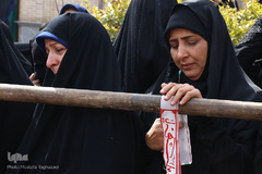 تدفین پیکر پاک و مطهر یک تن از شهدای گمنام دفاع مقدس در حوزه علمیه معیر