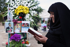 آغاز سال جدید در جوار شهدا
