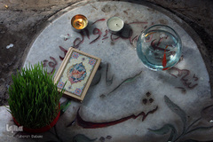 آغاز سال جدید در جوار شهدا
