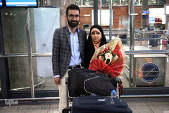 بازگشت زهرا قربانی، نماینده کشورمان در دوازدهمین دوره مسابقات بین المللی قرآن بانوان اردن به میهن اسلامی