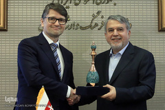 مراسم امضای تفاهم نامه همکاری وزرای فرهنگ ایران و اسلواکی
