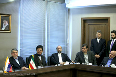 مراسم امضای تفاهم نامه همکاری وزرای فرهنگ ایران و اسلواکی