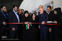 مراسم افتتاحیه تالار دستاوردهای هسته‌ای در باغ موزه دفاع مقدس