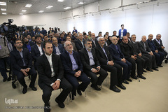 مراسم افتتاحیه تالار دستاوردهای هسته‌ای در باغ موزه دفاع مقدس