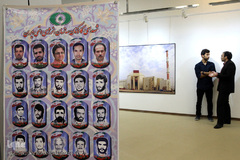 مراسم افتتاحیه تالار دستاوردهای هسته‌ای در باغ موزه دفاع مقدس