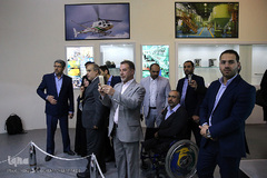 مراسم افتتاحیه تالار دستاوردهای هسته‌ای در باغ موزه دفاع مقدس