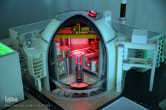 مراسم افتتاحیه تالار دستاوردهای هسته‌ای در باغ موزه دفاع مقدس